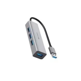 Hub 4 Portas Usb 3.0 Cinza  Hu-340Gy C3tech - 1