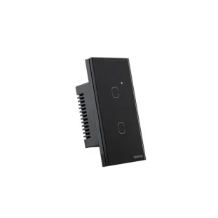 Interruptor Smart Wifi Touch 2 Ews 1002 Preto Intelbras - 1