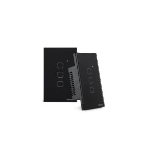 Interruptor Smart Wifi Touch 3 Ews 1003 Preto Intelbras - 1