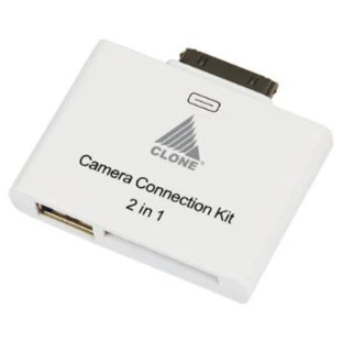 Kit Conexao Para Camera 2X1 Para Iphone/Ipad2 18057 Clone - 1