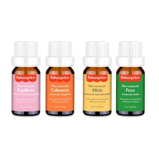 Kit De Oleos Essenciais 4 Oleos De 5Ml Fisher Price Hc578 Multilaser - 1