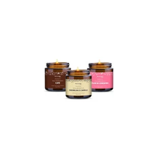 Kit De Velas Aromaticas Sensacoes 100G Hc527 Multilaser - 1