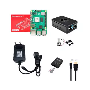 Kit Raspberry Pi5 Model B 8Gb Com Sd 32Gb Case Cooler 4X Dissipador Cabo Hmdi E Fonte Oem - 1