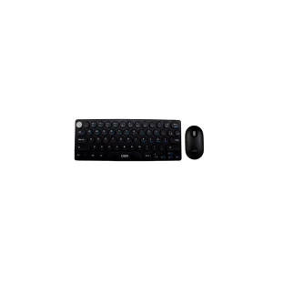 Kit Teclado + Mouse Retro Sem Fio Preto Tm409 Oex - 1