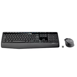 Kit Teclado + Mouse Sem Fio Ergonomico Mk345 920-007821 Logitech - 1