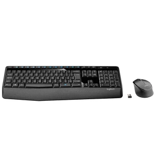 Kit Teclado + Mouse Sem Fio Ergonomico Mk345 920-007821 Logitech - 1