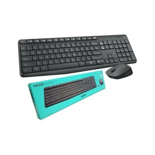 Kit Teclado * + Mouse Sem Fio Mk235 Logitech CE - 1
