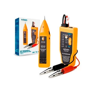 Kit Testador E Localizador Cabos De Rede Rj45 Rj11 Feprotc300 Exbom - 1