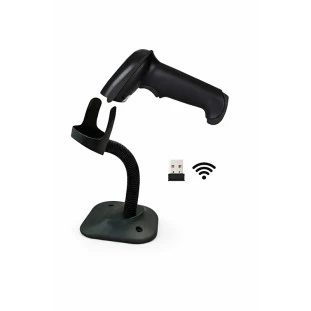 Leitor De Codigo De Barras Sem Fio 2D Qr Code Lw300 + Suporte  Nonus - 1