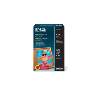 Papel Fotografico Para Jato De Tinta 10X15Cm Com 50 Folhas Glossy 200G/M S041809 Epson - 1