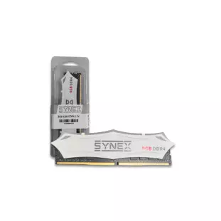 Memoria Gamer 8Gb Ddr4 Desktop 3200Mhz Dissipador Rgb Branca Synex - 1