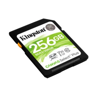 Memory Card 256Gb Mcro Sd Plus Sdhc Classe 10 Canvas Select Kingston - 1