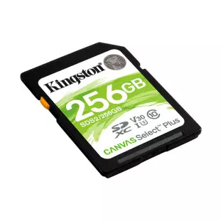 Memory Card 256Gb Mcro Sd Plus Sdhc Classe 10 Canvas Select Kingston - 1