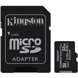 Memory Card 32Gb Micro Sd 32Gb Sdhc Uhs-U1 Classe 10 Canvas Select Kingston - 1