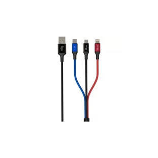 Cabo Usb 3 Em 1 Conectores Lightning/Usb Tipo-C/Micro Usb 1.2M 31Cbk Elg - 1