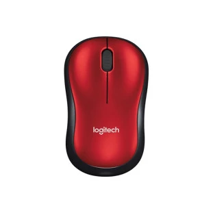Mouse Mini * Sem Fio Optico M185 Vermelho Logitech - 1