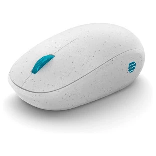 Mouse Sem Fio Optico Bluetooth Ocean Plastic Branco I38-00019 Microsoft - 1