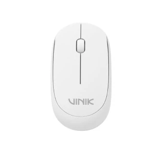 Mouse Sem Fio Optico Feather 1200Dpi Branco Vf120 Vinik - 1