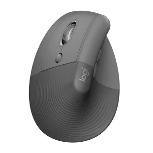 Mouse Sem Fio Optico Lift Left Vertical Canhoto Grafite 910-006467 Logitech - 1