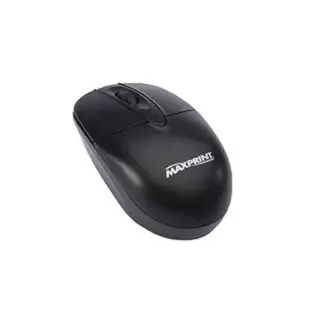 Mouse Usb Com Fio Basic Preto OfficeEasy 60000154 Maxprint - 1