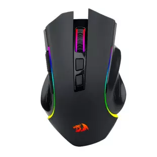 Mouse Usb Com Fio Gamer Griffin Pro 3 4800 Dpi Rgb Preto M602p-Ks Redragon - 1