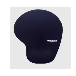 Mousepad Com Apoio De Pulso Em Gel 60000097 Preto Maxprint - 1