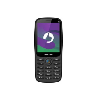 Celular P70S 2.8" 512Mb Dual Chip Bluetooth Fm/Mp3 Preto Positivo - 1