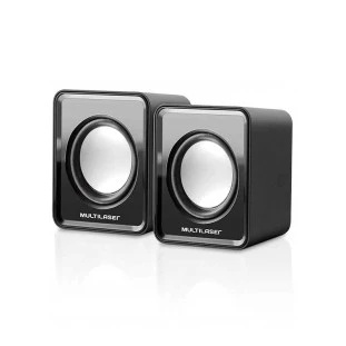 Caixa De Som 2.0 Usb/P2 3W Rms Sp144 Multilaser - 1