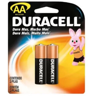 PILHA AA ALCALINA BLISTER COM 2 UNDS MN1500 DURACELL - 1