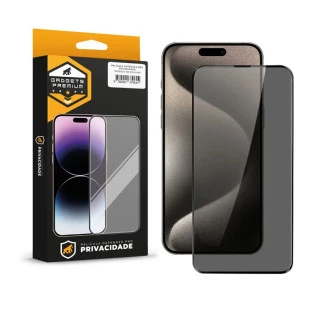 Pelicula Frontal Para Iphone 15 Pro Max Defender Pro Privancy Gs-9123 Gshield - 1
