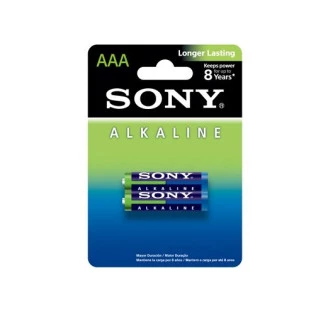 Pilha Alcalina AAA Blister Com 2 Unidades 1.5V Am4L-B2D Sony - 1