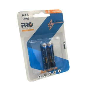 Pilha Alcalina AAA Blister Com 2 Unidades Pqpa-Aaa2 Proeletronic - 1