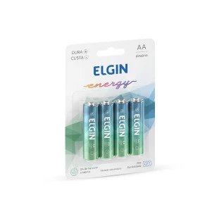 Pilha Alcalina AAA Blister Com 4 Unidades 82155 Elgin CE - 1