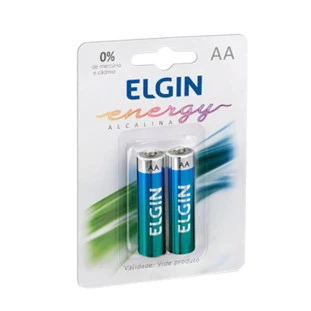 Pilha Alcalina AA Blister Com 2 Unidades 82152 Elgin - 1