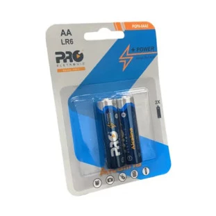 Pilha Alcalina AA Blister Com 2 Unidades Pqpa-0Aa2 Proeletronic - 1