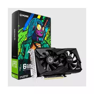 Placa De Video 6Gb Gddr6 Rtx 3050 96Bits Hdmi Dp Pvpcr30506gb2f Pcyes - 1
