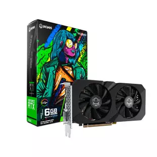 Placa De Video 6Gb Gddr6 Rtx 3050 96Bits Hdmi Dp Pvrtx30506Blpe Pcyes - 1