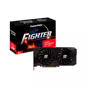 Placa De Video 8Gb Ddr6 Rx 7600 128Bits Hdmi Dp Amd Radeon Rx7600-8g-f Powercolor - 1