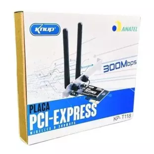 Placa Pci Express Wireless 300Mbps Kp-T118 Knup - 1