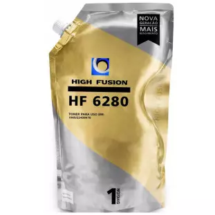 Po de Toner 1Kg Para Cartuchos Brother Preto Hf6280 High Fusion - 1