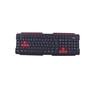 Teclado Gamer Usb Com Fio Action Vermelho/Preto Tc200 Oex - 1