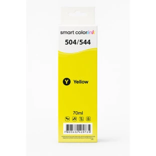 Refil Tinta 70Ml Compativel Com Epson 504 544 Amarelo Smart Color - 1