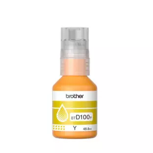 Refil Tinta Btd100y 48.8Ml Amarelo Brother - 1