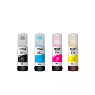 Refil Tinta T544520 65Ml Com 4 Cores (Preto Amarelo Ciano Magenta) Epson - 1