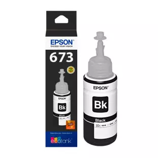 Refil Tinta T673120 70Ml Preto Epson - 1