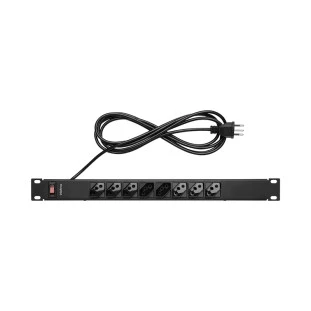 Regua Protetor Eletronico Com 8 Tomadas Para Rack Epr 208+  Intelbras - 1