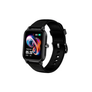 Relogio Smartwatch 1.83" TFT Compat. Com IOS E Android Com Pulseira De Couro Preto Lvw-10 Level - 1