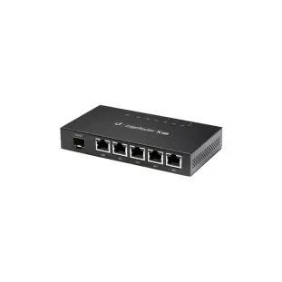Roteador Edgerouter 6 Portas 5 Gigabit Rj45 Poe +1sfp Er-x-sfp-br 6p Ubiquiti - 1
