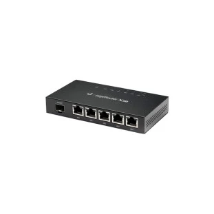 Roteador Edgerouter 6 Portas 5 gigabit Rj45 Poe +1sfp Er-x-sfp-br 6p Ubiquiti - 1