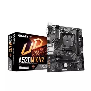 Placa Mae Amd A520m K V2 Am4/Ryzen Ddr4 Chipset Amd A520 Gigabyte - 1